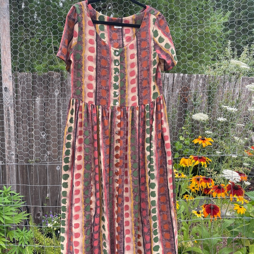 Colorful Patterned Dress